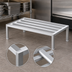 Thumbnail image #3 for Channel Manufacturing Standard Series Tubular Aluminum Dunnage Rack, 54 x 24 x 12 Inches, 2,200 lb. Capacity
