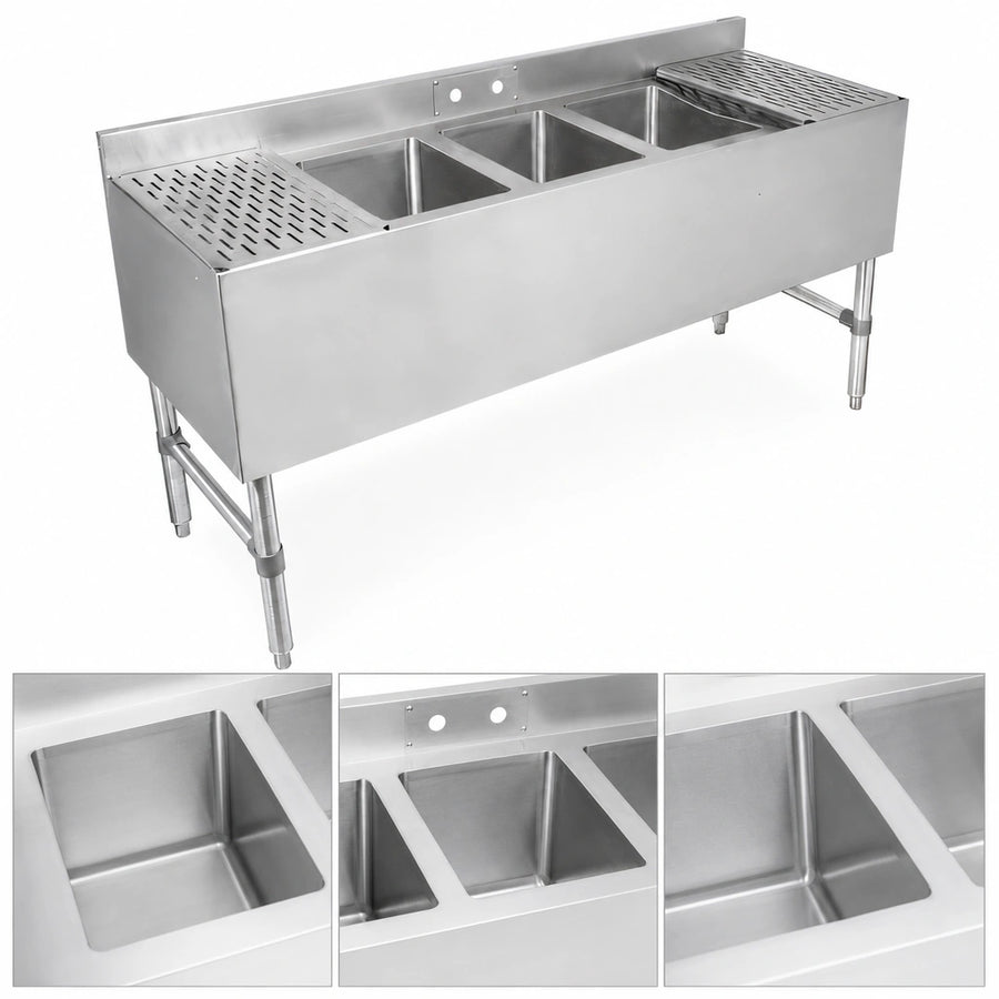 Three-Compartment Basin