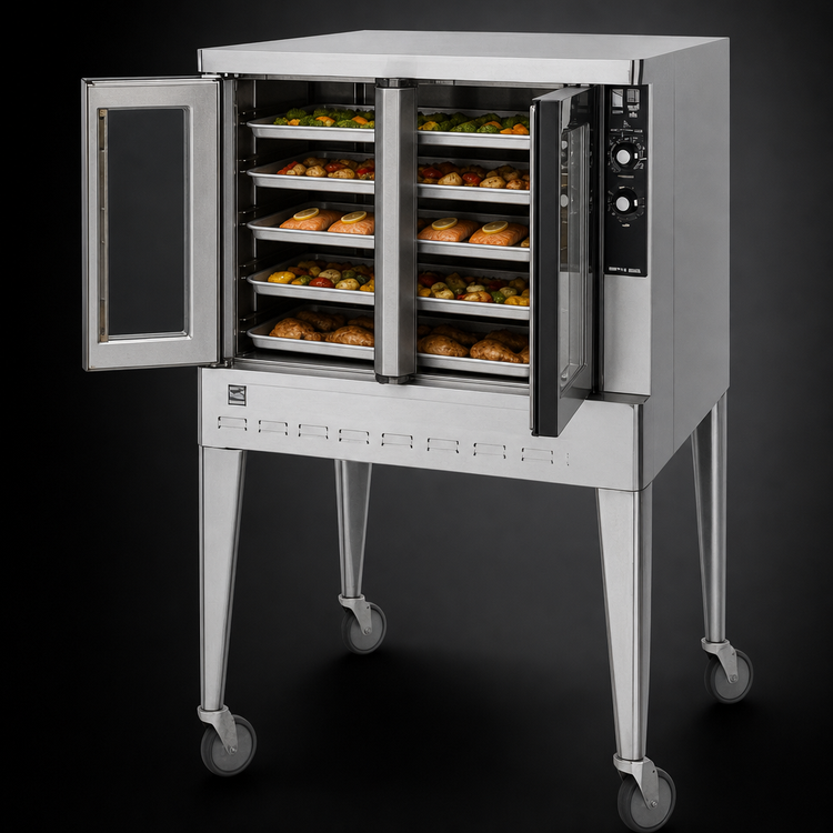 Product image #3 for Blodgett Zephaire Series Gas Single-Deck Full-Size Standard-Depth Commercial Convection Oven, 5-Pan Capacity