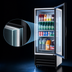 Thumbnail image #3 for Turbo Air 10 Cu. Ft. One-Section Glass Door Refrigerated Merchandiser, Self-Contained, Bottom Mount, 115V