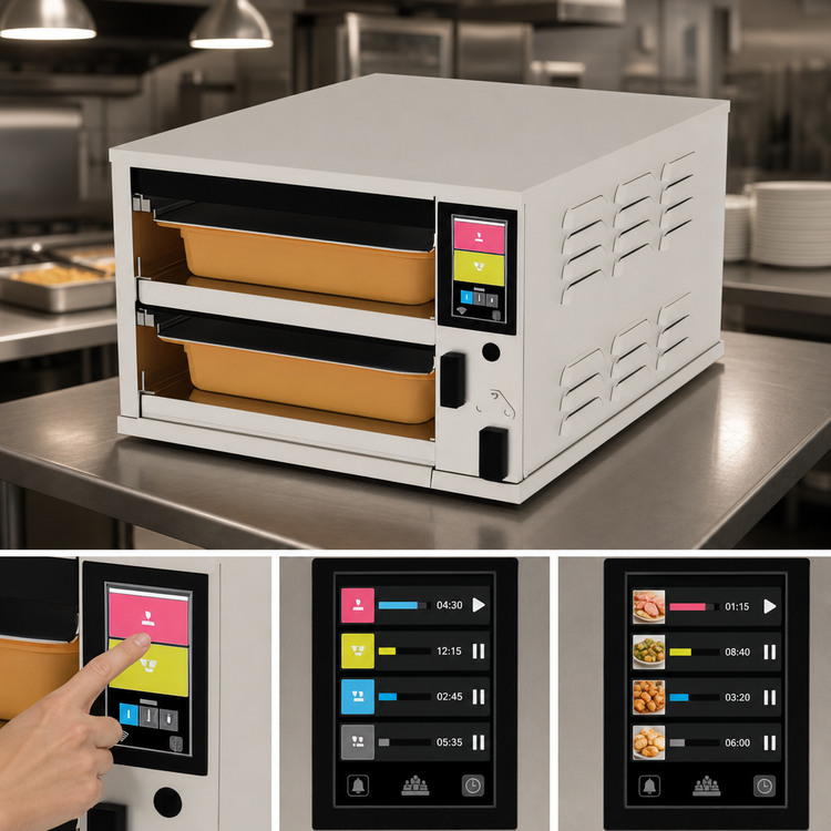 Product image #3 for Duke ReadyFlex™ RFHU-21F 2-Compartment Full-Size Hot Holding Cabinet