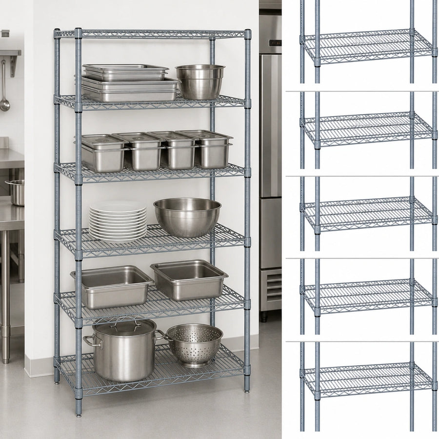Five Wire Shelves