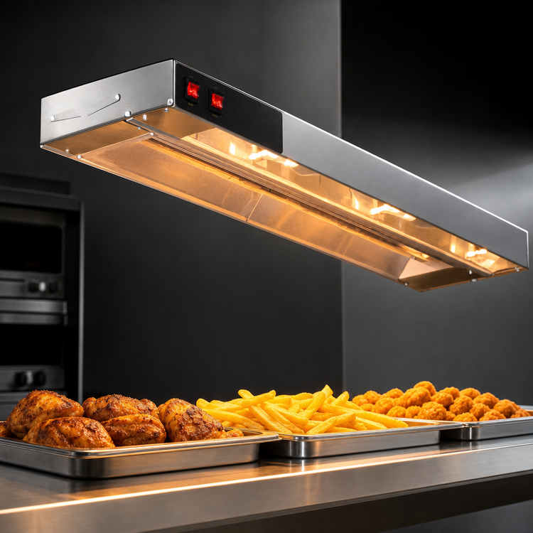 Product image #3 for Eagle Group RedHots 96-Inch Lighted Single Rod Strip Heat Lamp with Remote, 120V