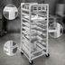 Thumbnail image #3 for Channel Manufacturing UR-13 Mobile All-Welded Aluminum Universal Pan Rack, 13-Pan Capacity, 25.5 x 26 x 70 Inches