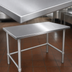 Thumbnail image #3 for John Boos Stallion 60 Inch x 30 Inch 16 Gauge 300 Series Stainless Steel Work Table with Safety Edge and Galvanized Base