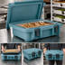 Thumbnail image #4 for Cambro Ultra Pan Carriers® Non-Electric Top-Loading Insulated Food Pan Carrier for 1 GN Full-Size Pan, Slate Blue