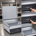 Thumbnail image #3 for Hatco PG14FG-1 Single Countertop Panini Grill with Grooved Top and Smooth Bottom Plates