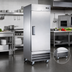 Thumbnail image #3 for Omcan 23 Cu. Ft. One-Section Reach-In Refrigerator with 1 Solid Door and Bottom-Mount Self-Contained Refrigeration