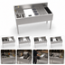 Thumbnail image #2 for MoveWell 48-Inch Stainless Steel Underbar Adaptive Station Bin with Legs and Essential Inserts Bundle
