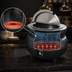 Thumbnail image #4 for Vollrath Cayenne Colonial Kettle 11 Quart Countertop Soup Warmer Package with Hinged Cover and Inset, Black