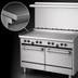 Thumbnail image #3 for Garland U-Series 48-Inch Commercial Gas Restaurant Range with 48-Inch Griddle and Dual Storage Bases