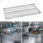 Thumbnail image #3 for Metro Super Erecta 1472NS 72 x 14 Inch Type 304 Stainless Steel Open Wire Shelf