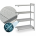 Thumbnail image #4 for Cambro Camshelving Premium 4-Shelf Solid Add-On Polymer Shelving Unit, 24
