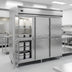 Thumbnail image #2 for Continental Refrigerator DL3WE-SS-PT-HD Three-Section Extra Wide Pass-Thru Heated Holding Cabinet