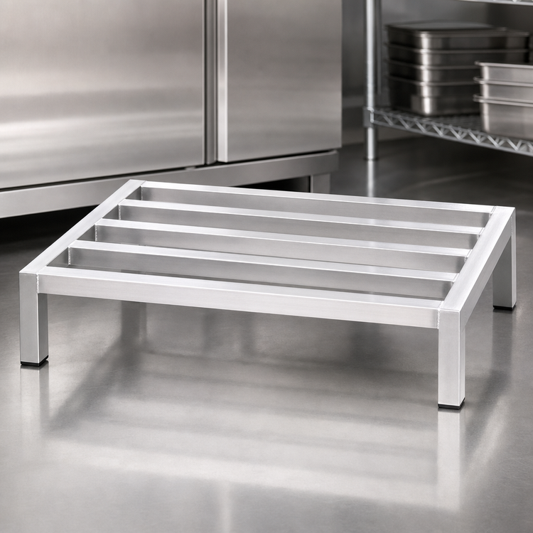 Product image #3 for Panco Tubular Aluminum Dunnage Rack, 60 x 24 x 12 Inches, 1,500 Lb. Capacity
