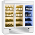 Thumbnail image #4 for Beverage-Air MarketMax™ Dual Temp Three-Section Reach-In Wine Merchandiser Refrigerator, Bottom-Mounted Self-Contained, White, 75-1/8 Inch