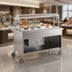 Thumbnail image #2 for Atlas Metal CARF-5 Mobile Refrigerated Frost Top Serving Counter