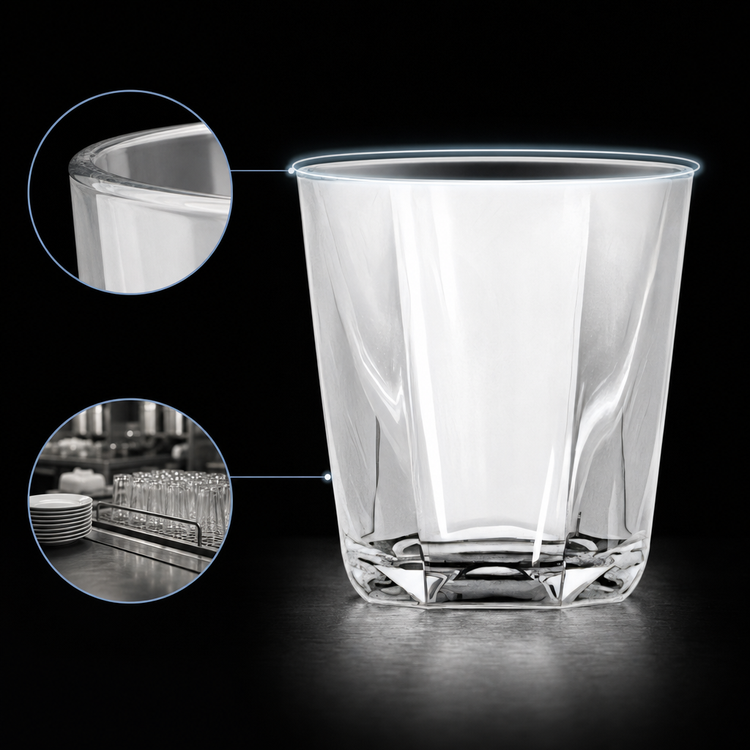 Product image #3 for Anchor Hocking Clarisse 10 oz. Rim-Tempered Clear Rocks Glass