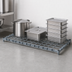 Thumbnail image #3 for Quantum 60-Inch x 24-Inch Gray Epoxy Dunnage Shelf with Removable Wire Top Mat, 1500 lb. Capacity