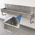 Thumbnail image #3 for Advance Tabco 72-Inch 3-Station ADA Wall-Mounted Multiwash Hand Sink with 3 Wrist-Handle Faucets