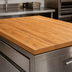 Thumbnail image #3 for Appalachian Red Oak Island Countertop with Blended Rails and Edge Grain Construction, 48 x 32 x 1-1/2 Inches, Penetrating Oil Finish