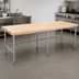 Thumbnail image #3 for John Boos Baker's Table Frame for 108 x 36 Inch Top, Stainless Steel, Without Bin Stops