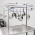 Thumbnail image #4 for 72-Inch Table-Mounted Adjustable Stainless Steel Commercial Pot Rack