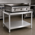 Thumbnail image #3 for New Age 30 x 15 x 36-Inch Stationary Modular Aluminum Equipment Stand with 2 Adjustable Solid Shelves