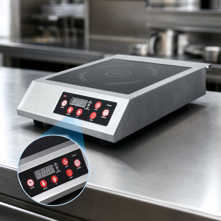 Product image #3 for Single Burner Countertop Induction Cooktop with 11 x 11-Inch Surface, 1800W, 120V