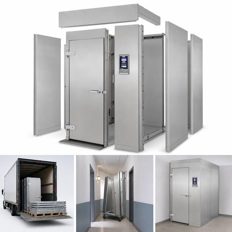 Product image #3 for HURRiCHiLL Modular Roll-In Blast Chiller/Shock Freezer, 2-Trolley, Remote Refrigeration