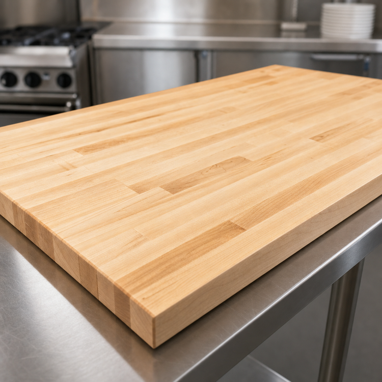 Product image #3 for Boos Block Blended Edge Grain Maple Kitchen Countertop, 48 x 25 x 1-1/2 Inch, Penetrating Oil Finish