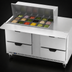 Thumbnail image #4 for Beverage-Air 60-Inch Mega Top Refrigerated Sandwich Prep Table with 4 Drawers and 18-Pan Capacity