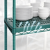 Thumbnail image #3 for QuadPlus Louvered Polymer Shelf Mat with Wire Quad-Adjust Frame, 54 x 21 Inches, Green