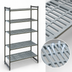Thumbnail image #3 for Cambro Camshelving Basics Plus 5-Tier Stationary Starter Shelving Unit, 42W x 24D x 64H, Vented Shelves, Brushed Graphite