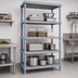 Thumbnail image #3 for Quantum Millenia 42-Inch Wide x 24-Inch Deep x 74-Inch High Polymer Stationary Starter Shelving Unit, 4 Shelves, 2000 lb. Capacity