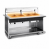 Thumbnail image #3 for Atlas Metal BLH-2 Mobile Electric Hot Food Serving Counter with (2) Full-Size Wells