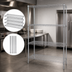 Thumbnail image #3 for Quantum Chrome Plated Wire Shelving Starter Kit with 4 Shelves and 4 Posts, 48-Inch Wide x 86-Inch High