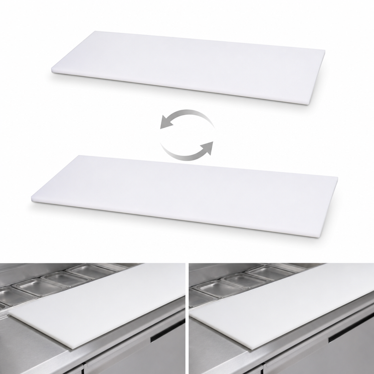 Product image #3 for John Boos Reversible Polyethylene Steam Table Cutting Board, 60 x 12 x 3/4 Inch