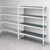 Thumbnail image #3 for Fermostock 4-Tier Shelving Expansion Kit with Polymer Inserts, 52 Inch W x 22 Inch D x 83 Inch H