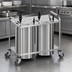 Thumbnail image #3 for Atlas Metal MOPD2H-12 Mobile Open Frame Heated Plate Dispenser with Two 12-inch Tubes