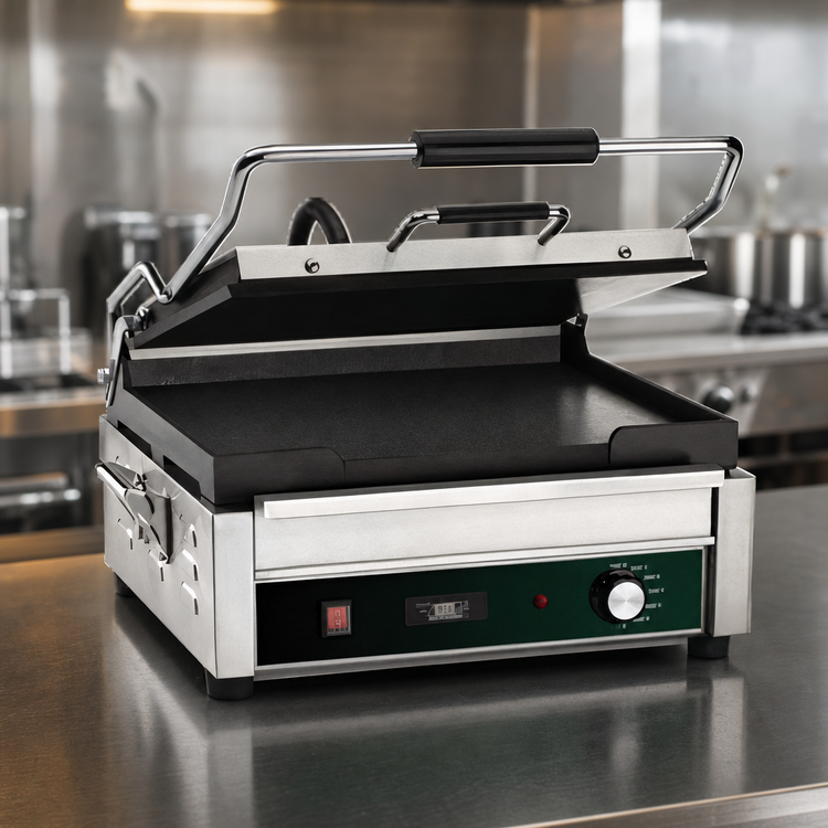 Product image #3 for Waring Tostato Supremo Full-Size 14 x 14 Flat Cast Iron Panini Grill