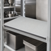 Thumbnail image #3 for Cambro Camshelving Elements XTRA 4-Shelf Universal Solid Shelf Kit, 24 x 48 Inches, Speckled Gray