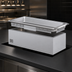 Thumbnail image #3 for Hatco Drop-In Rectangular Stainless Steel Heated Well with Drain, Non-Insulated, Full-Size Pan