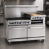 Thumbnail image #3 for Imperial Pro Series 60-Inch Gas Restaurant Range with 1 Griddle and 2 Standard Ovens