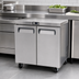 Thumbnail image #3 for Migali Competitor Series Two-Section Undercounter Work Top Refrigerator, 36.3-Inch, 8.7 Cu. Ft., Stainless Steel