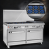 Thumbnail image #3 for Southbend Ultimate 60-Inch Gas Restaurant Range with 6 Open Burners, 24-Inch Griddle, and 2 Cabinets