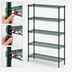 Thumbnail image #4 for Metro Super Adjustable Super Erecta Stationary Wire Shelving Starter Unit, 24