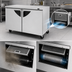 Thumbnail image #3 for Turbo Air Super Deluxe Series 60-1/4-Inch Two-Section Undercounter Freezer, 17 Cu. Ft., Self-Contained Rear-Mount, Stainless Steel