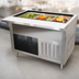 Thumbnail image #3 for Advance Tabco 47-1/8-Inch Self-Contained Refrigerated Cold Pan Buffet Station, 3-Pan, Open Rear Base