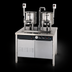 Thumbnail image #3 for Groen Electric Double Kettle Cabinet Assembly with 2 x 20 Qt Hand-Tilt Kettles